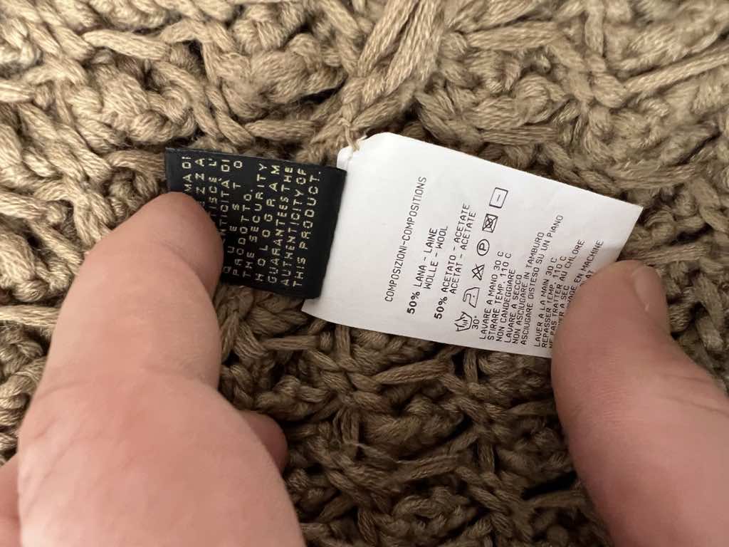 Roberto Cavalli Knitted Brown Wool Cardigan - Image 10