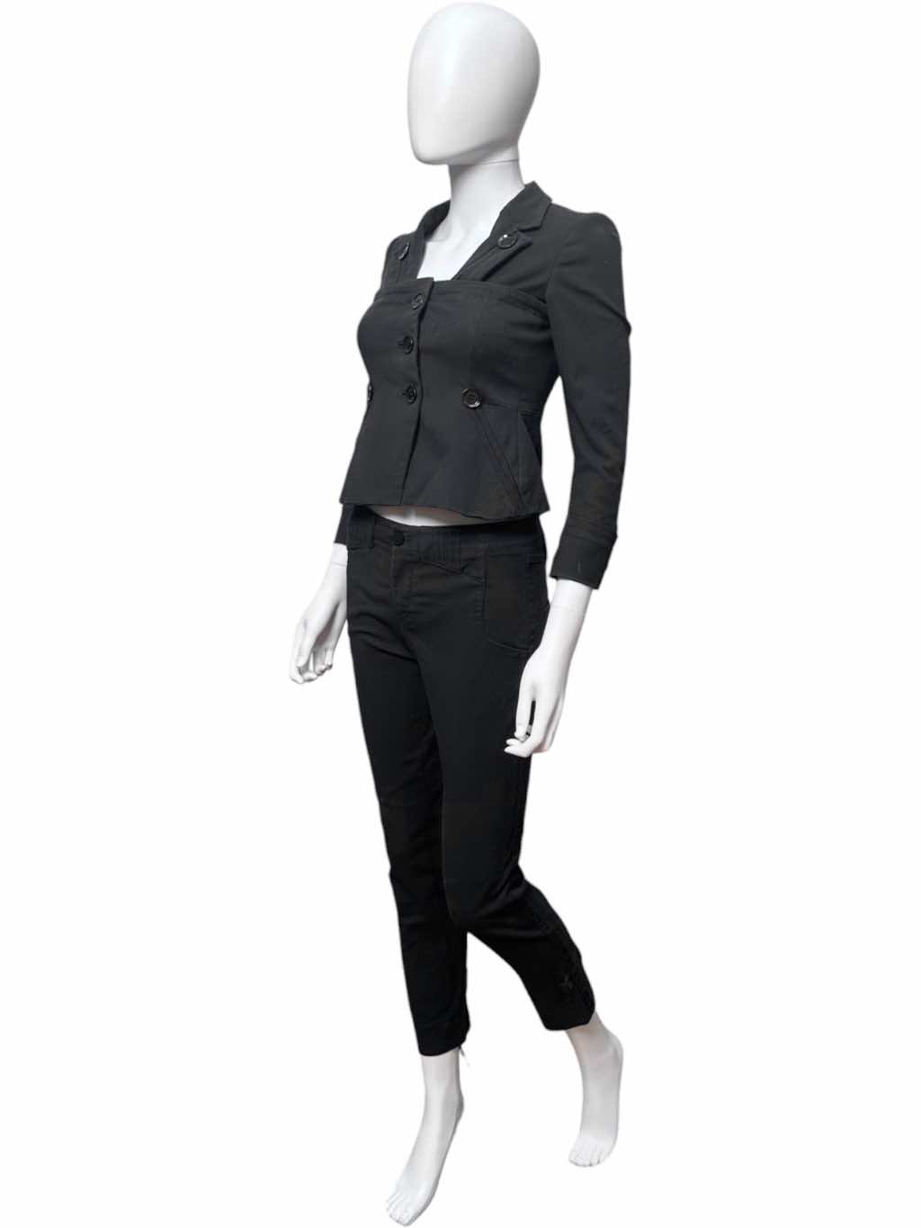 Gucci Layered Button Black Suit - 4