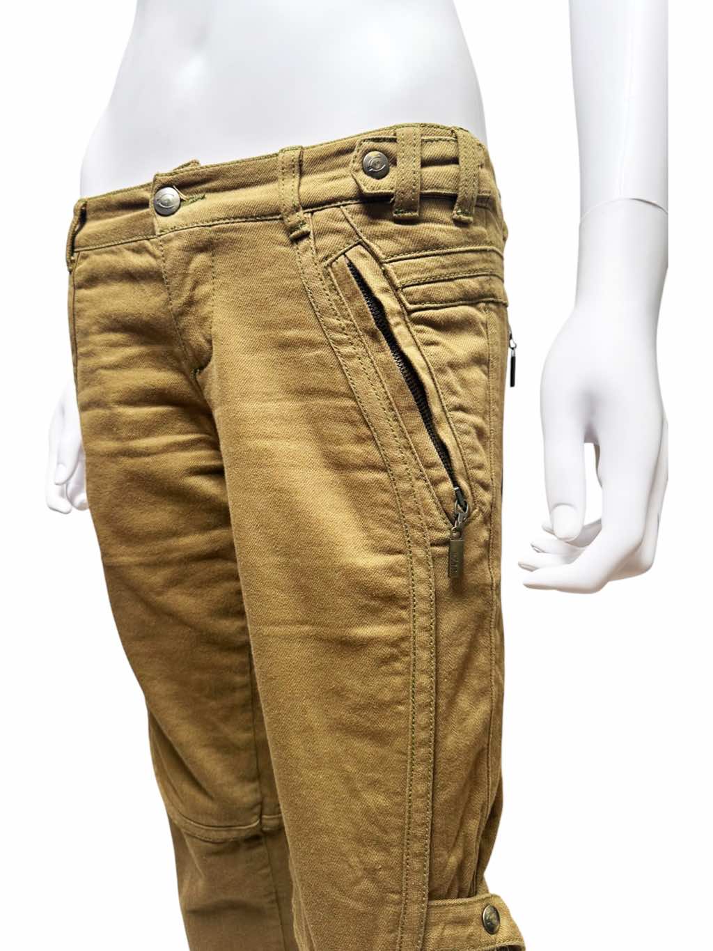 Roberto Cavalli Brown Zipped Pants - Detail 1