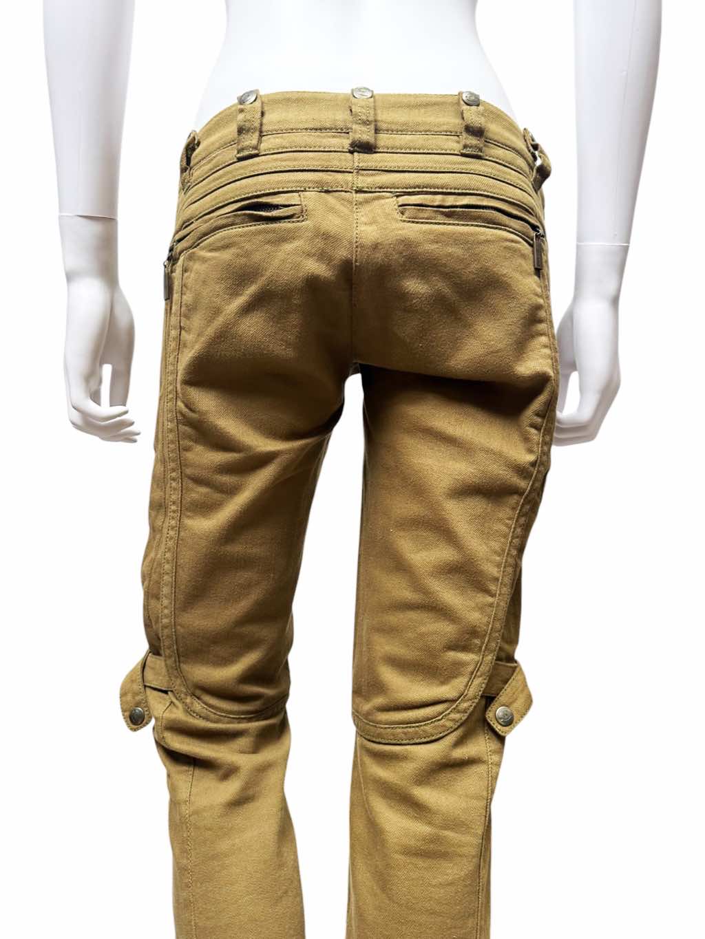 Roberto Cavalli Brown Zipped Pants - Image 12