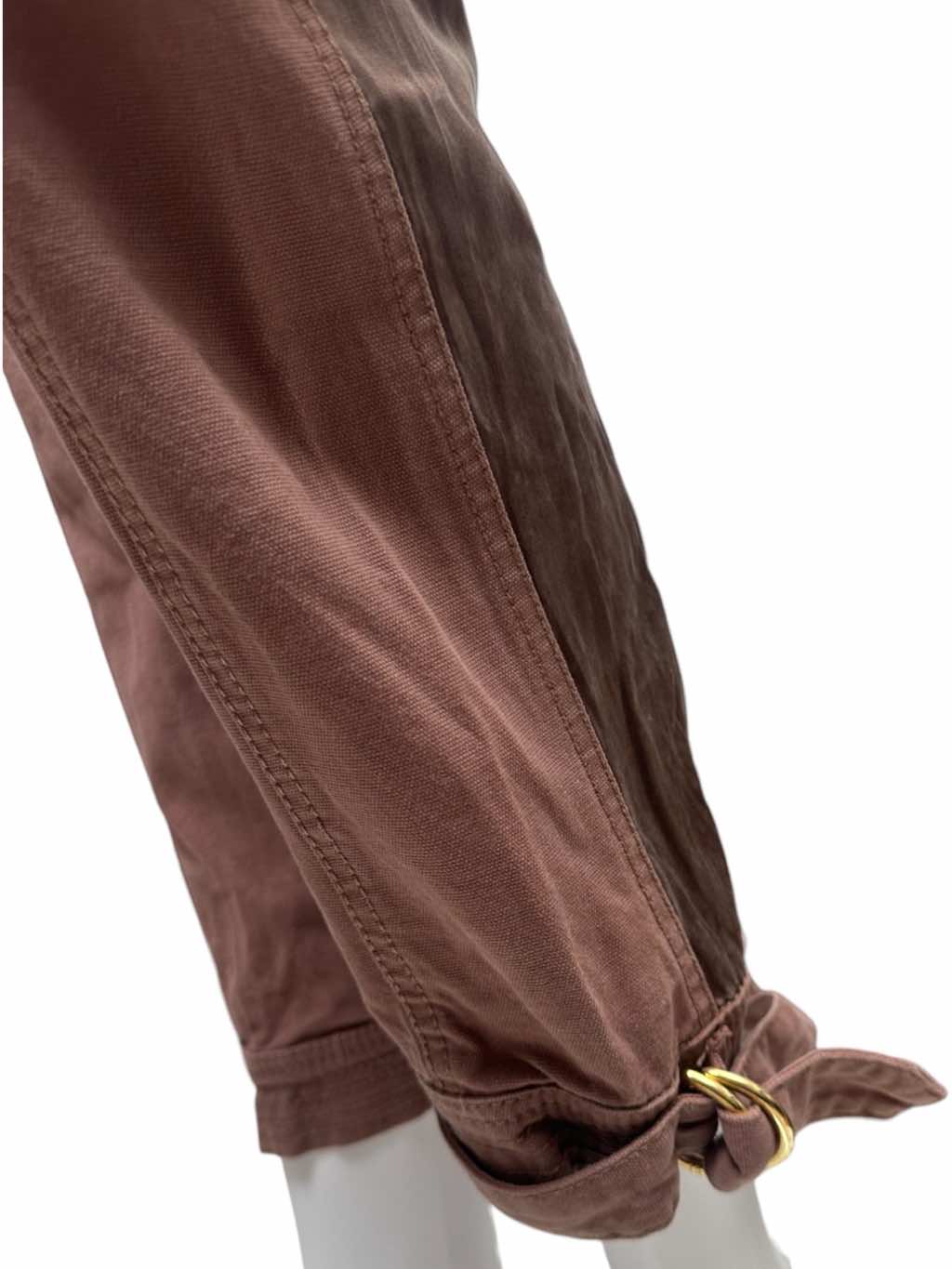 Roberto Cavalli Bondage Burgundy Pants - Image 11