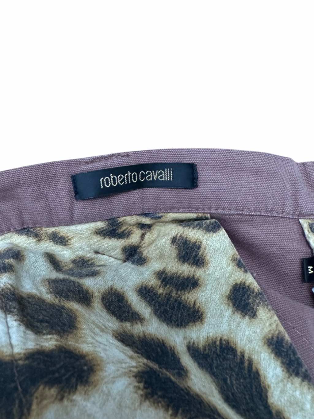 Roberto Cavalli Bondage Burgundy Pants - Image 12