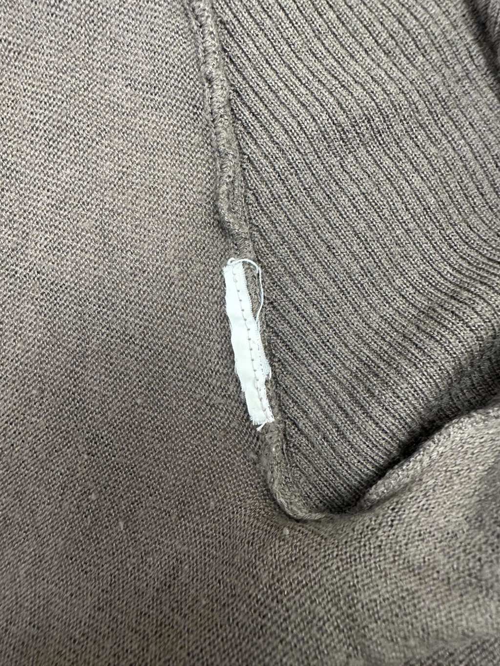 Rick Owens TUNGSTEN Brown Holed Cardigan - Image 12