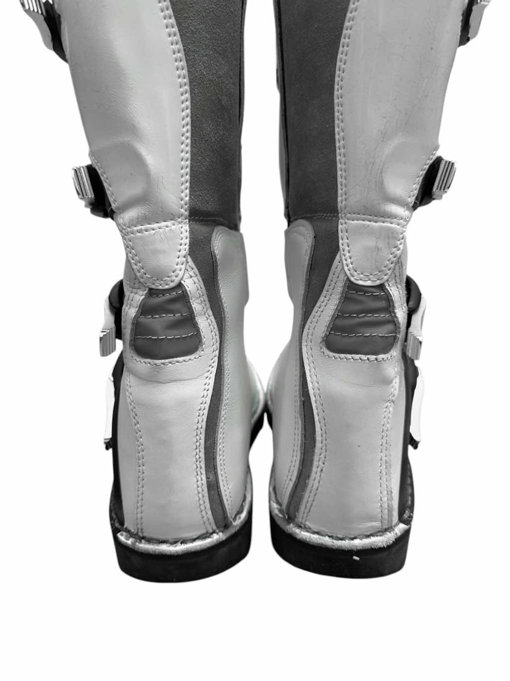 Dolce & Gabbana Moto Cross White Boots - Side view