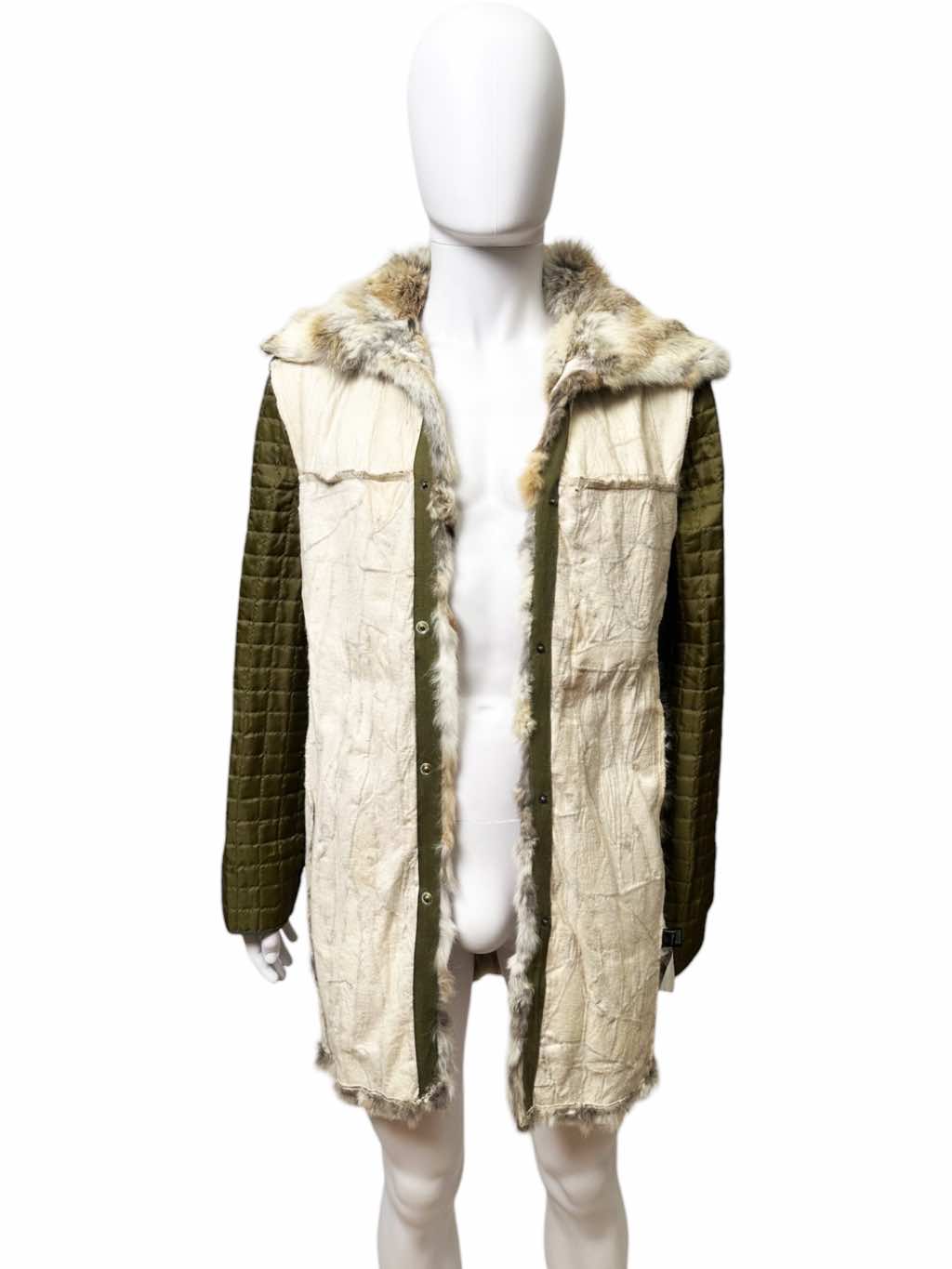 Roberto Cavalli Double Layered Fur Brown Parka - Image 11