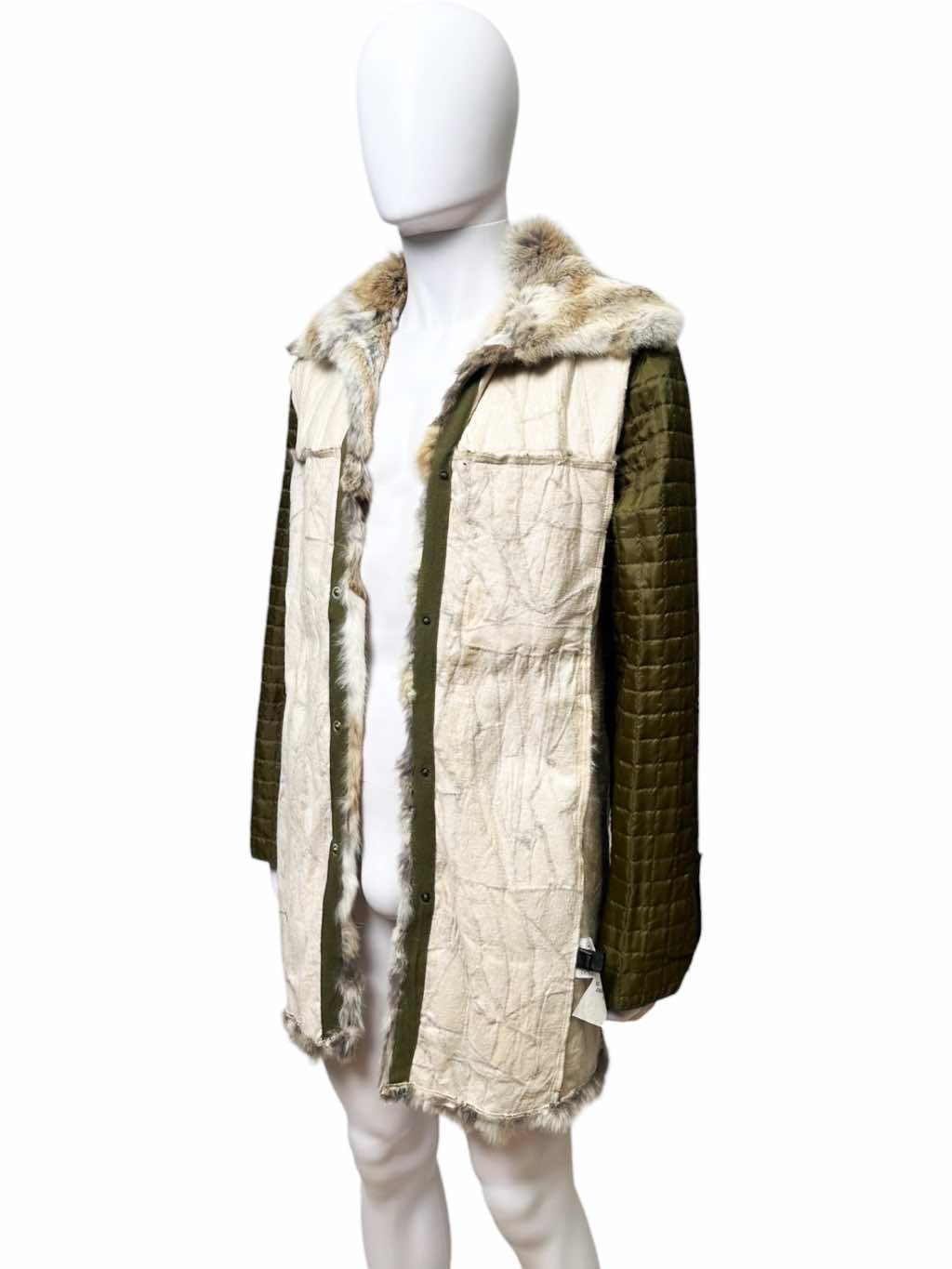 Roberto Cavalli Double Layered Fur Brown Parka - Image 12