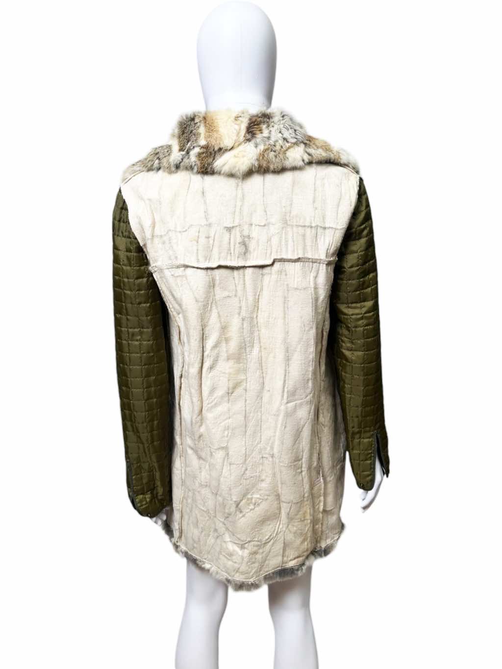 Roberto Cavalli Double Layered Fur Brown Parka - Image 13