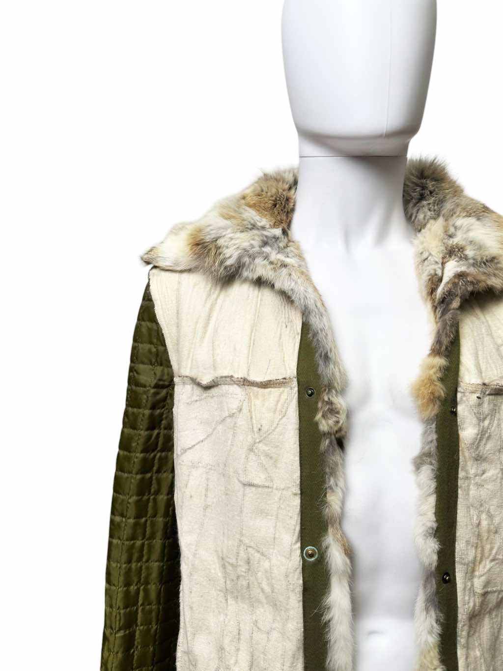 Roberto Cavalli Double Layered Fur Brown Parka - Image 14