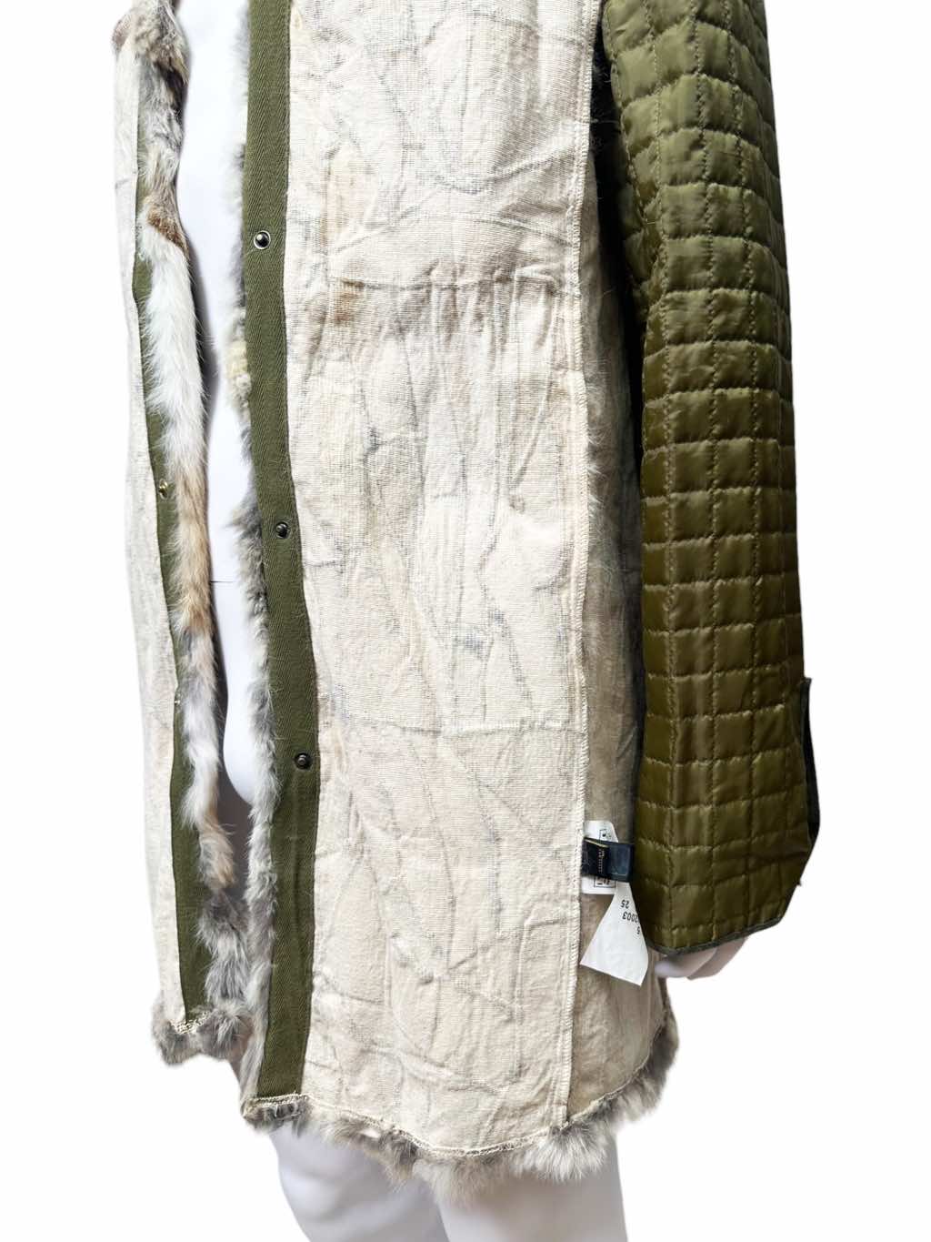 Roberto Cavalli Double Layered Fur Brown Parka - Image 15