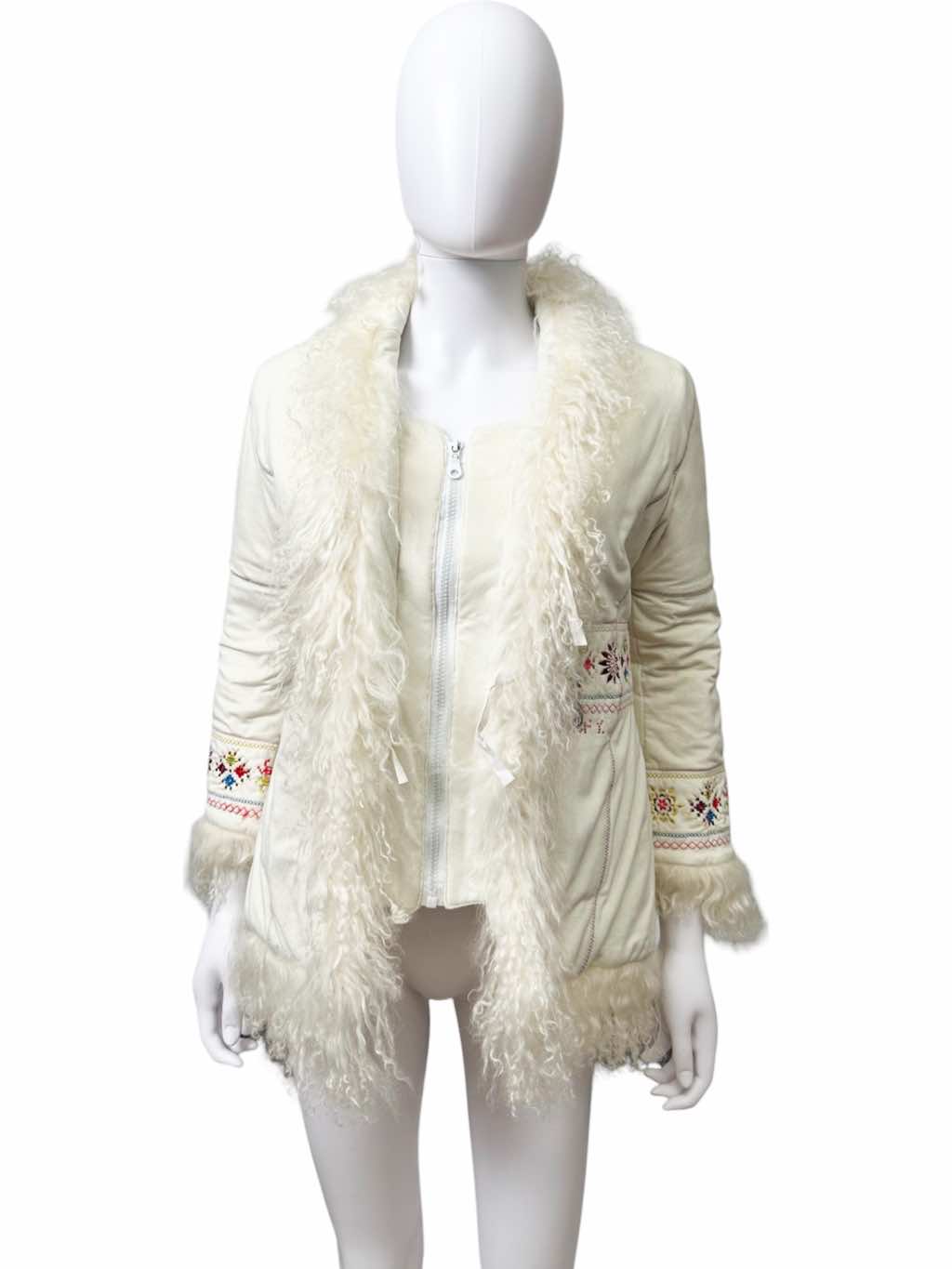 Versace Embroidered Afghan Coat
