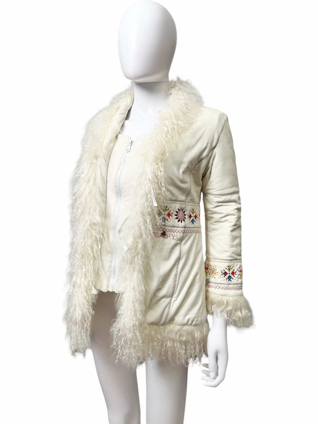 Versace Embroidered Afghan Coat - 4