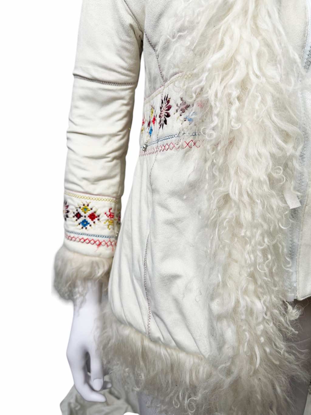 Versace Embroidered Afghan Coat - Image 10