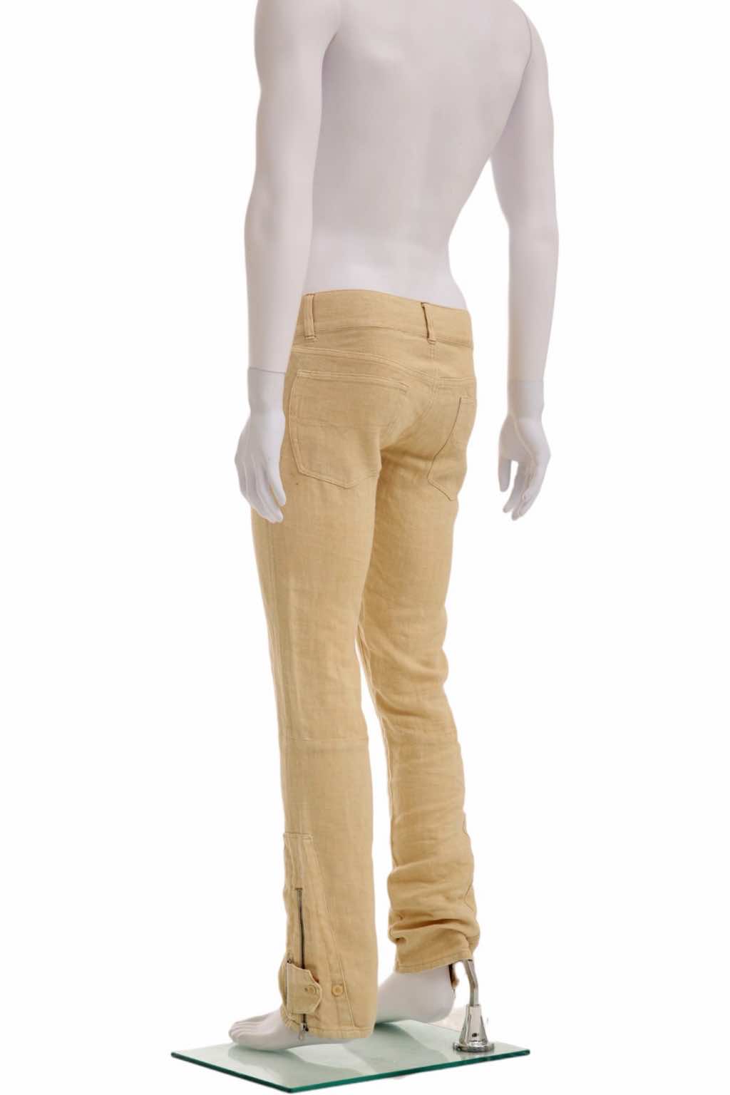 Ralph Lauren Beige Belted Jeans - 4