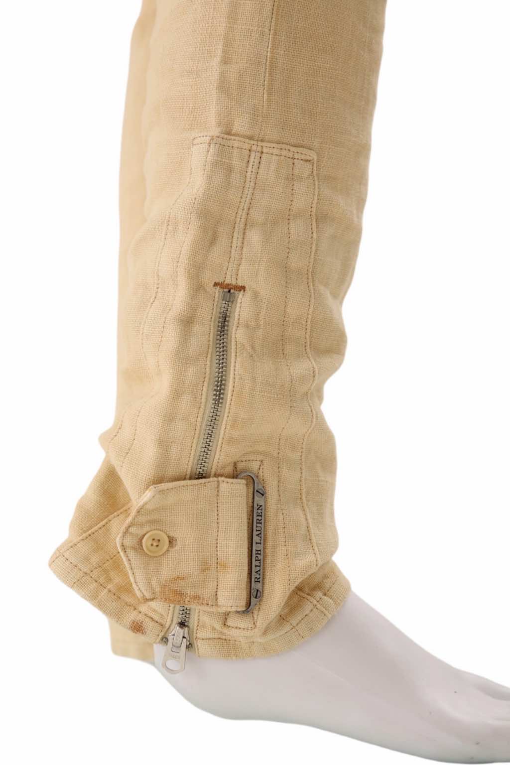 Ralph Lauren Beige Belted Jeans - Detail 1