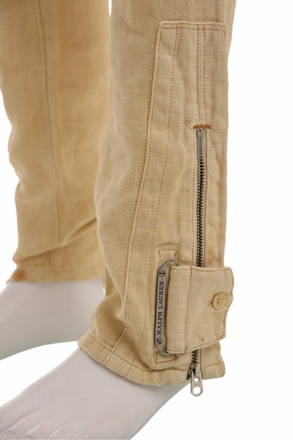 Ralph Lauren Beige Belted Jeans - Image 10