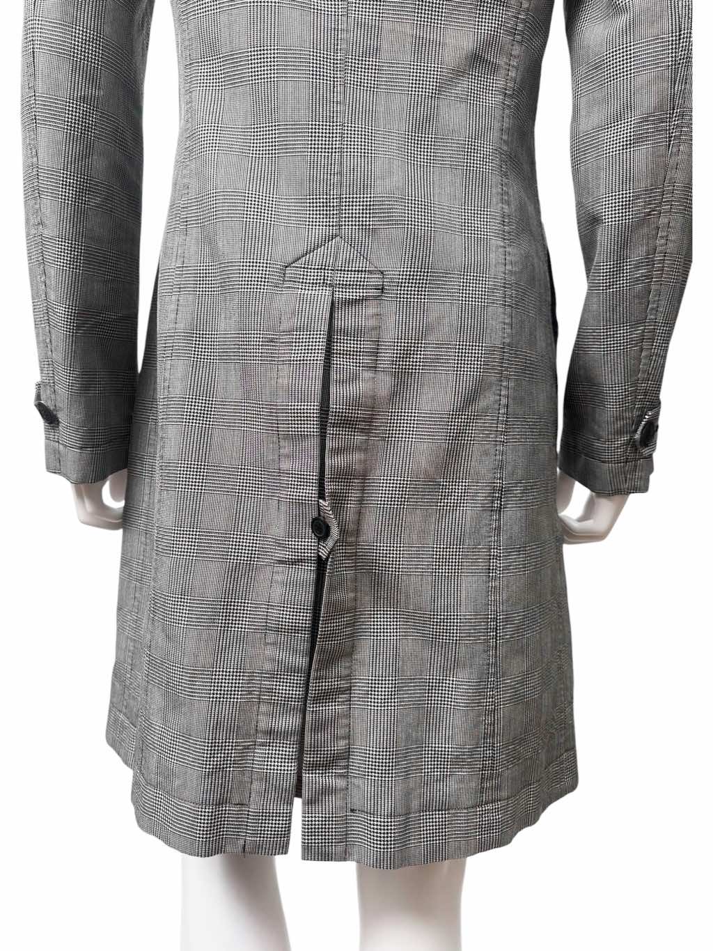 Junya Watanabe Double Breasted Grey Coat - Detail 2