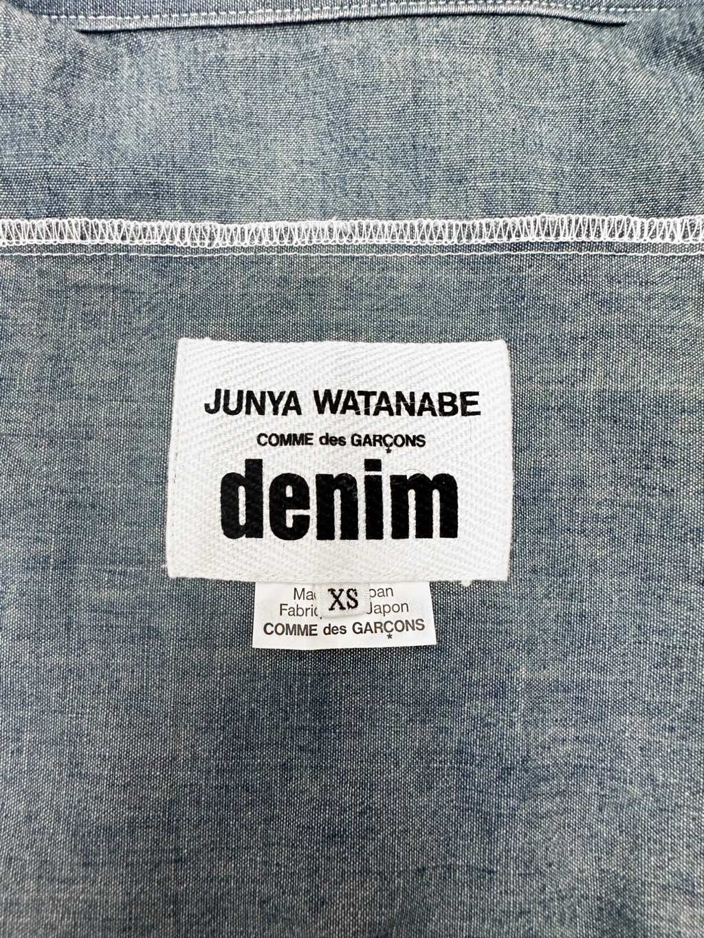 Junya Watanabe Denim Button Up Bow Dress - Image 10