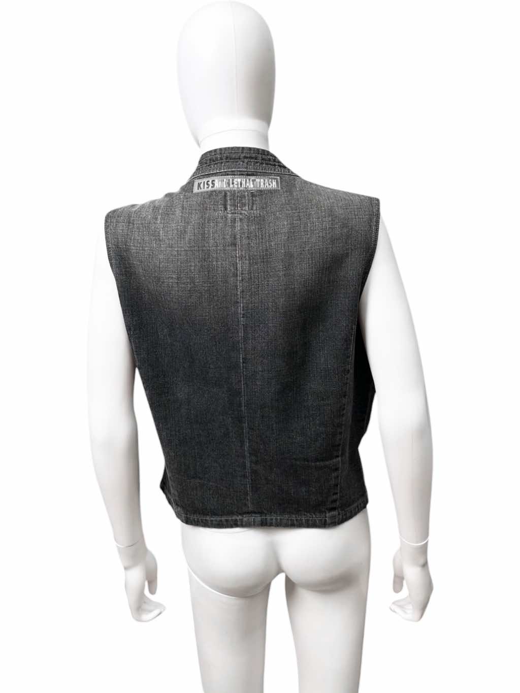 Walter Van Beirendonck Embroidered Grey Gilet - Image 11