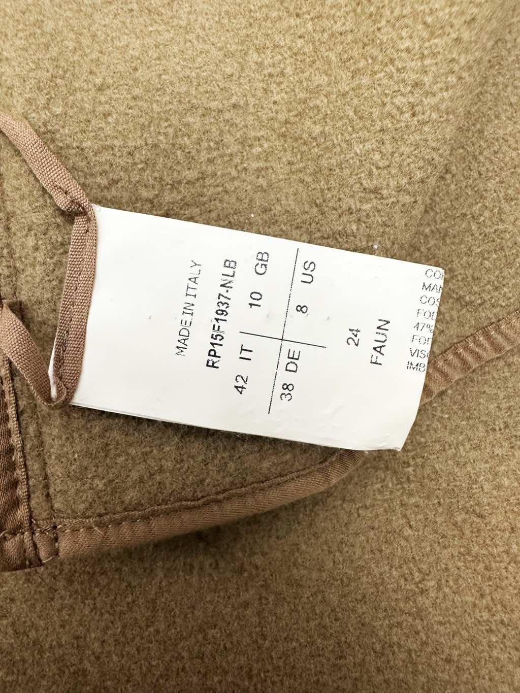 Rick Owens FAUN Brown Wool and Suede Coat - Image 13