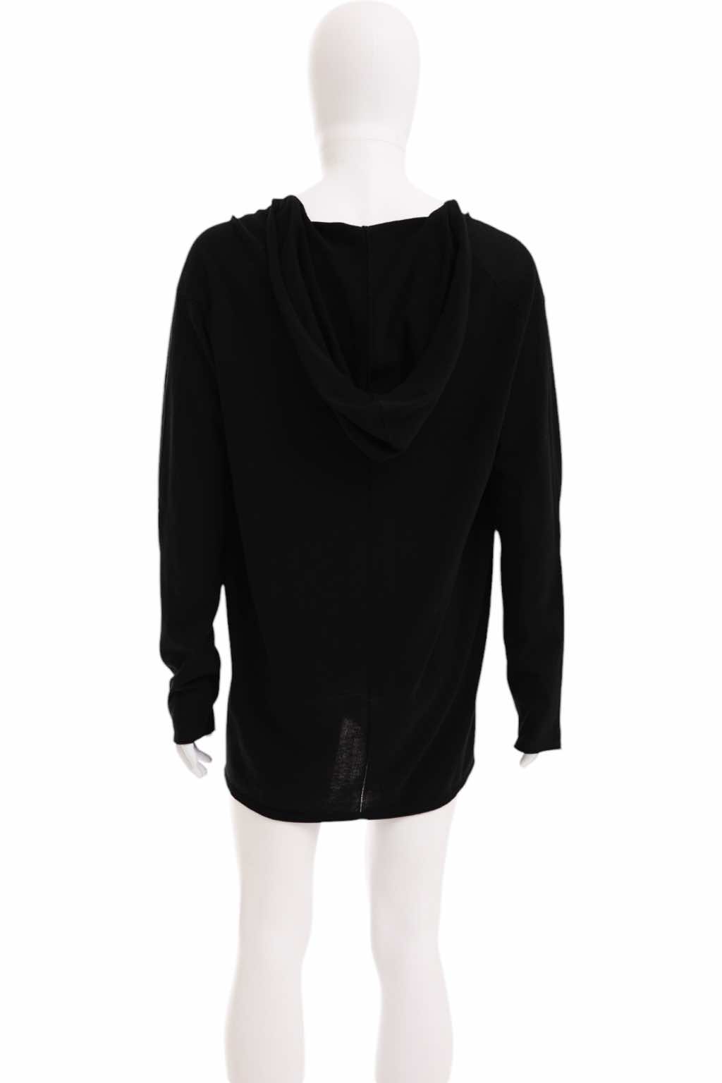 Givenchy Boat Neck Black Hoodie - Detail 2