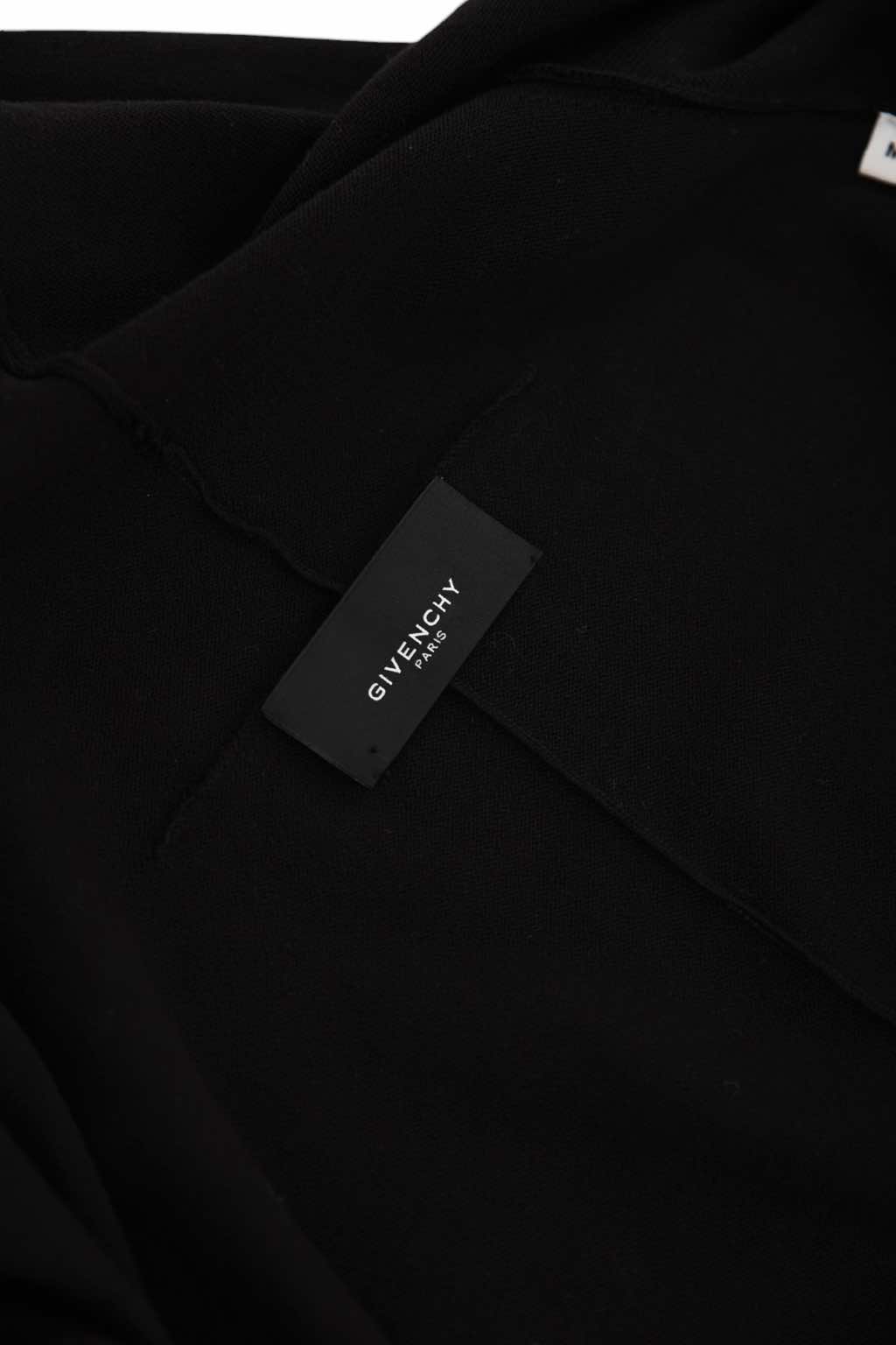 Givenchy Boat Neck Black Hoodie - Image 14
