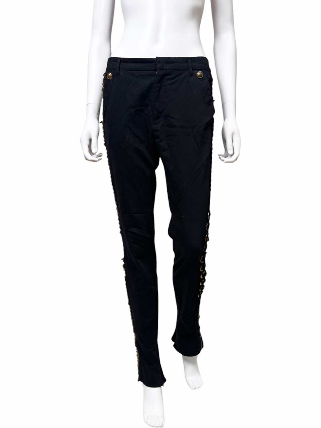 Gucci Studded Embellished Black Pants