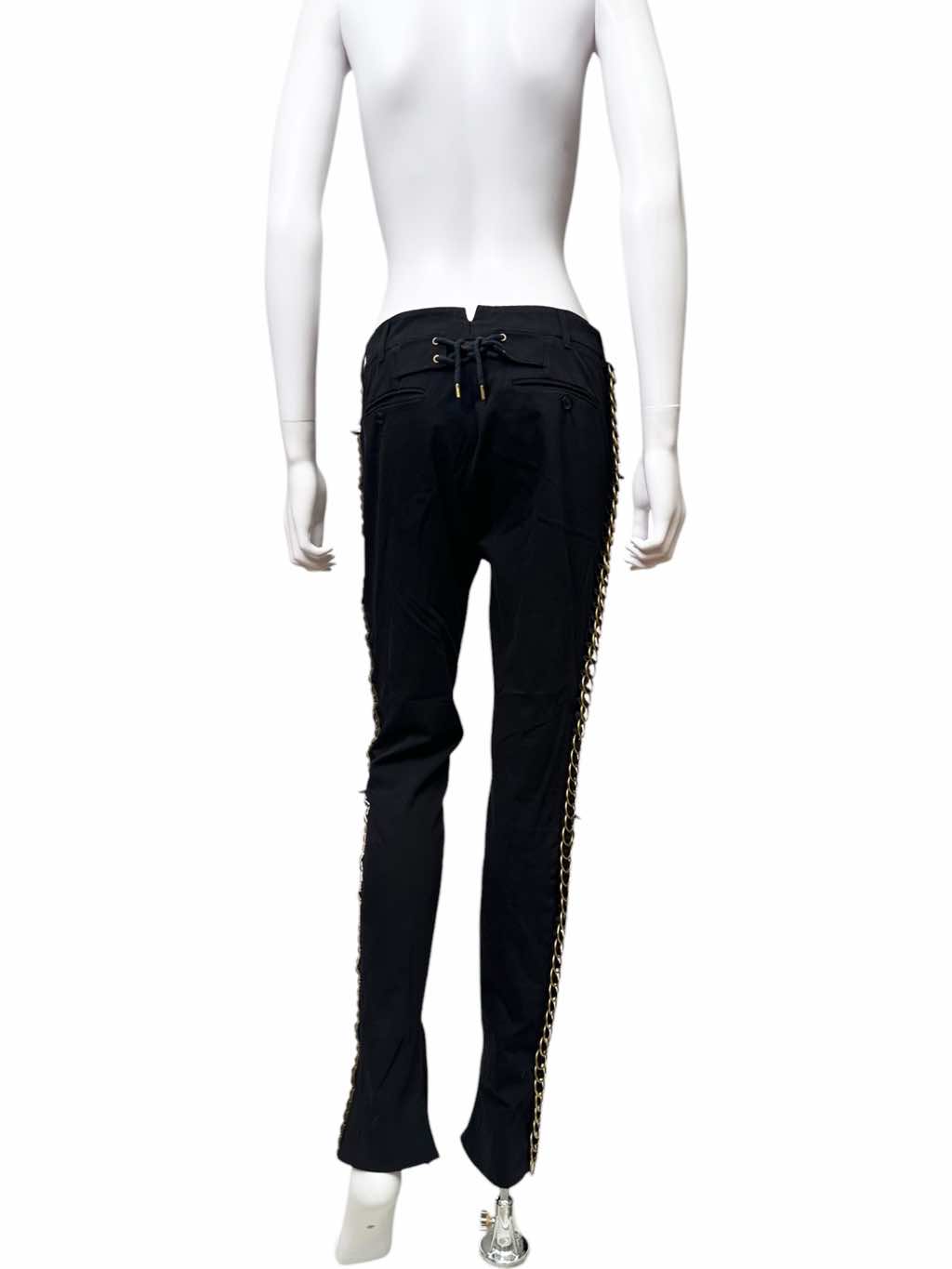 Gucci Studded Embellished Black Pants - 4