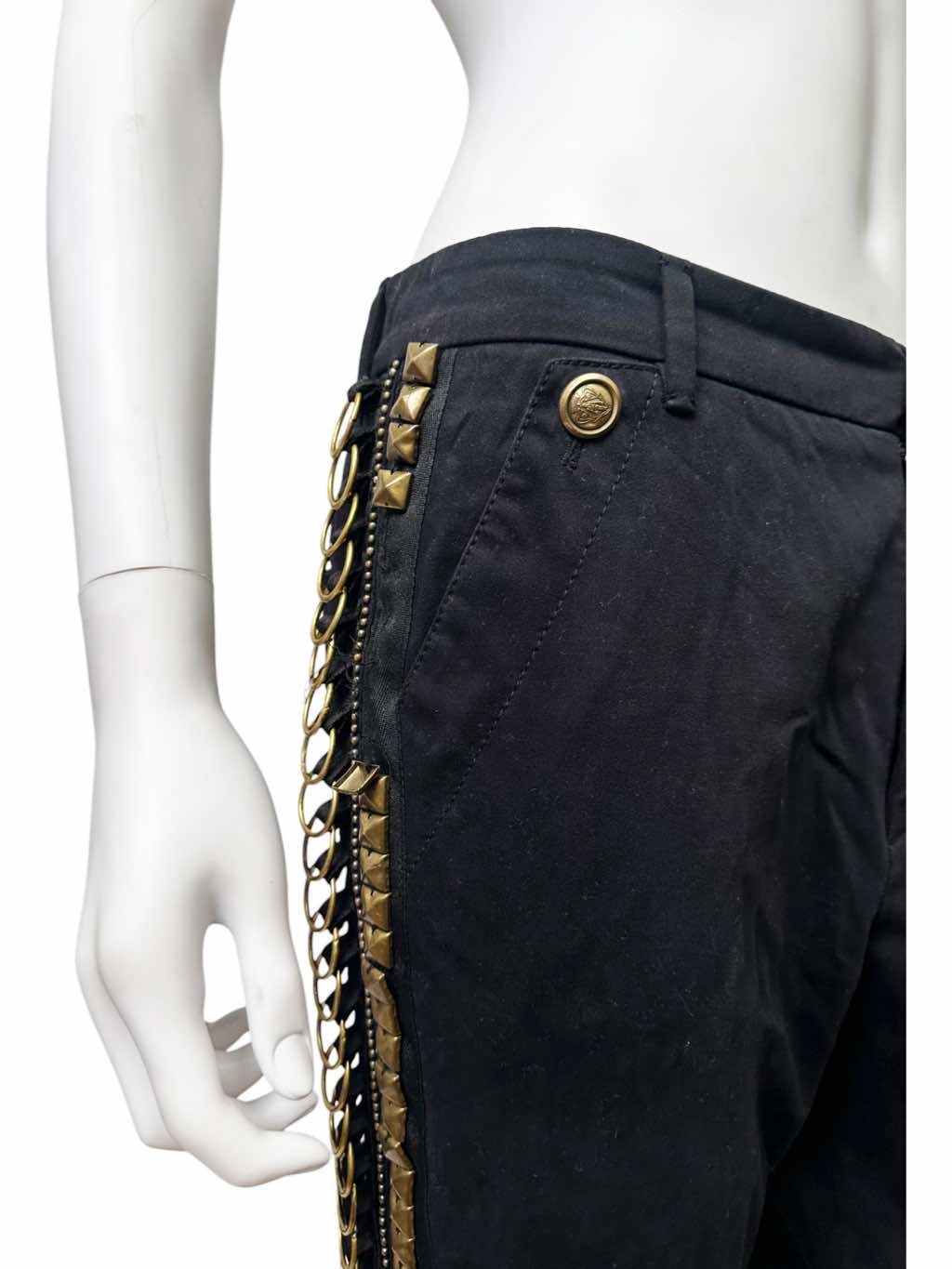 Gucci Studded Embellished Black Pants - Detail 2