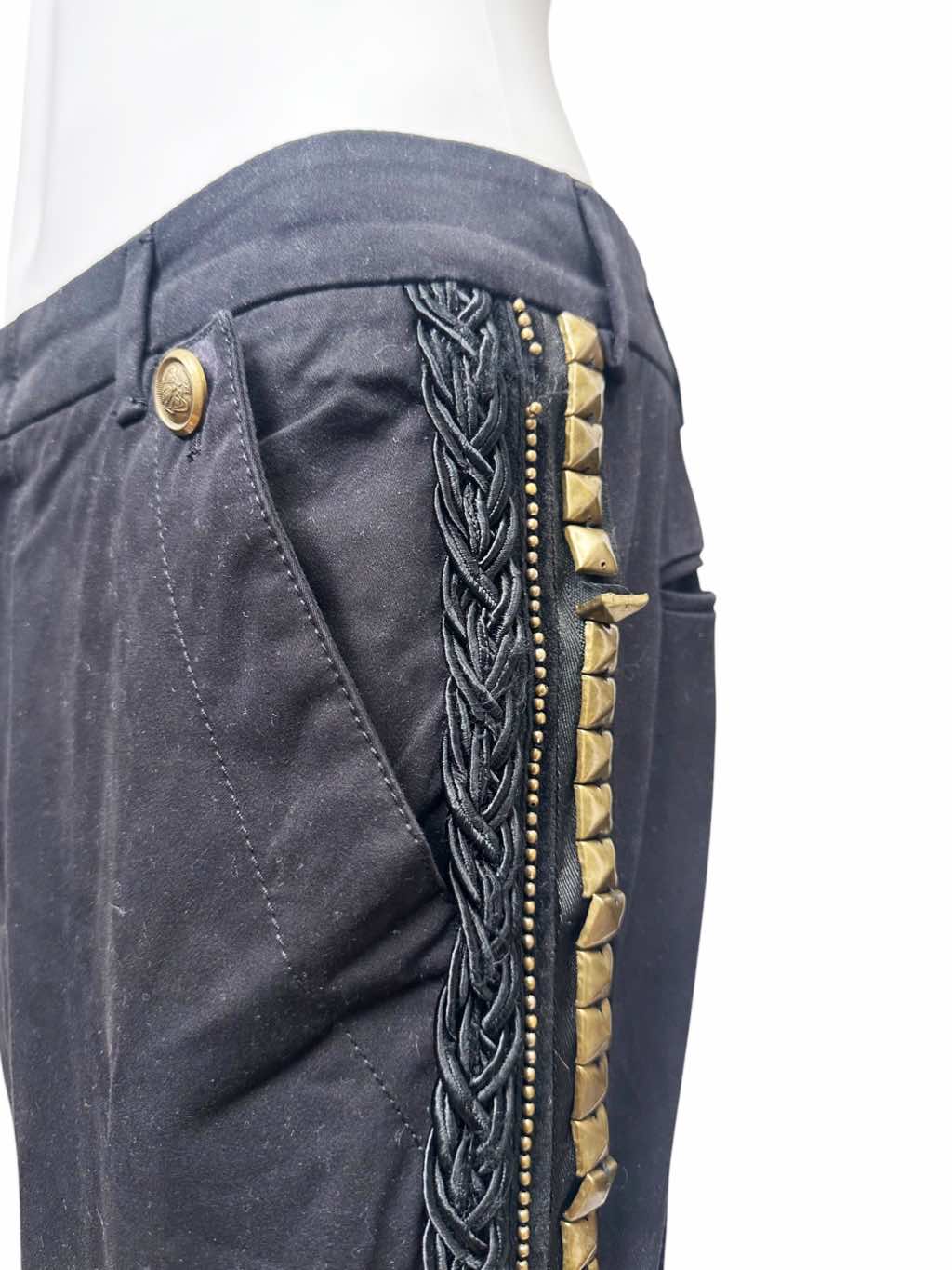 Gucci Studded Embellished Black Pants - Image 11