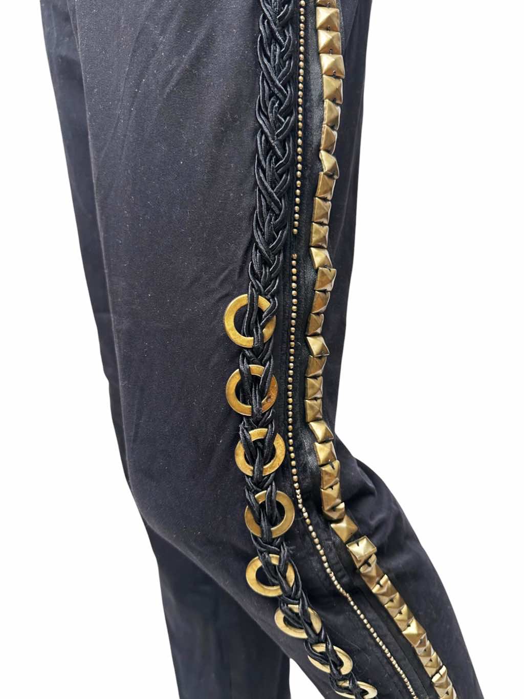 Gucci Studded Embellished Black Pants - Image 13