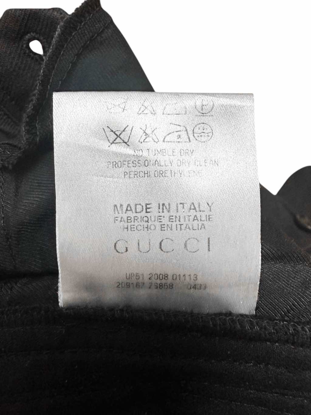 Gucci Suede Black Racoon Fur Jacket - Image 14