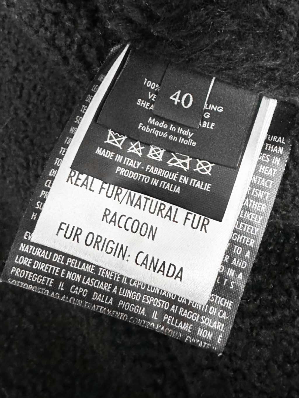 Gucci Suede Black Racoon Fur Jacket - Image 15