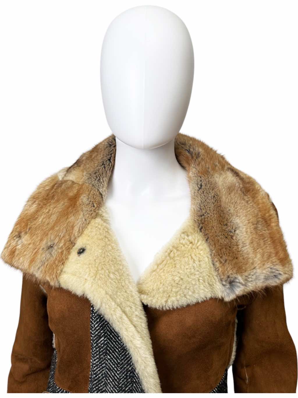 Dolce & Gabbana Brown Lambskin Fur Coat - Image 11
