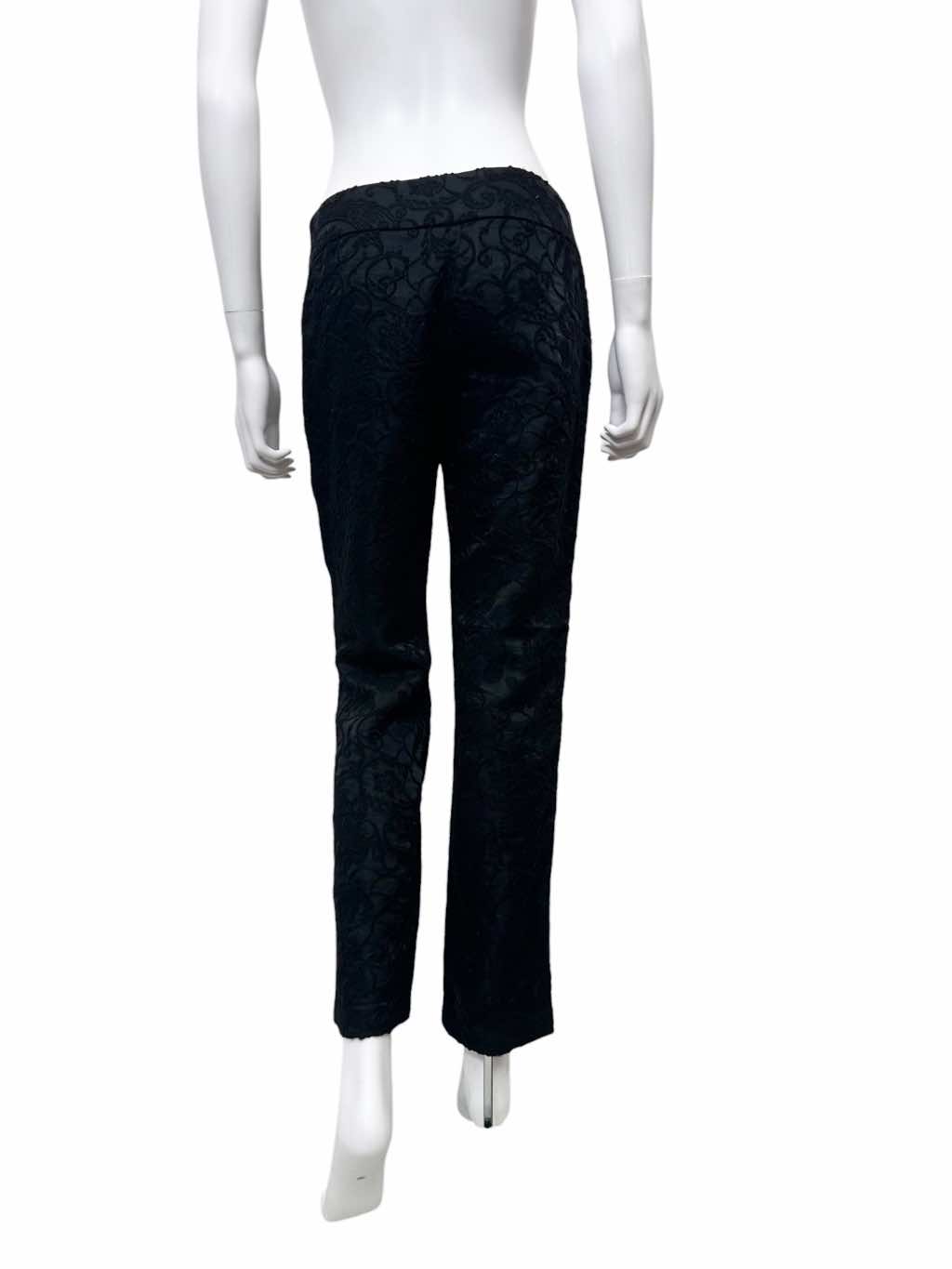 Roberto Cavalli Black Floral Knitted Pants - Image 6