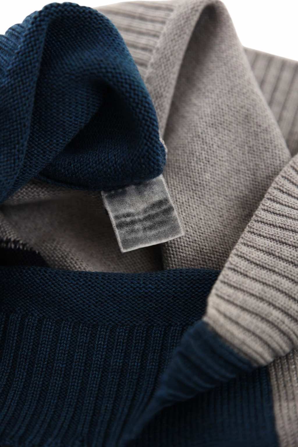 Raf Simons Geomtric Grey and Blue Sweater - Image 15