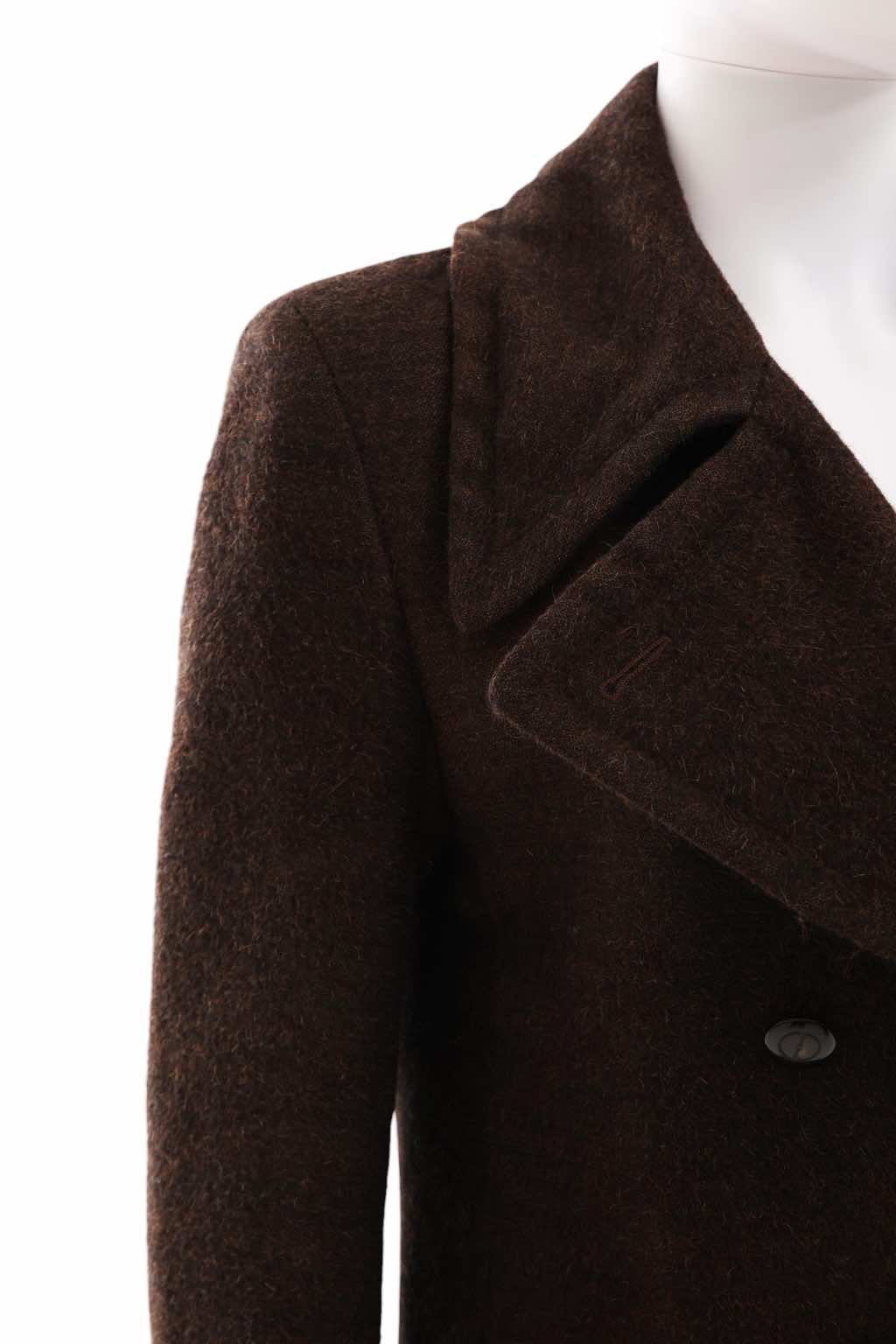 Gucci Brown Wool Coat - Detail 1