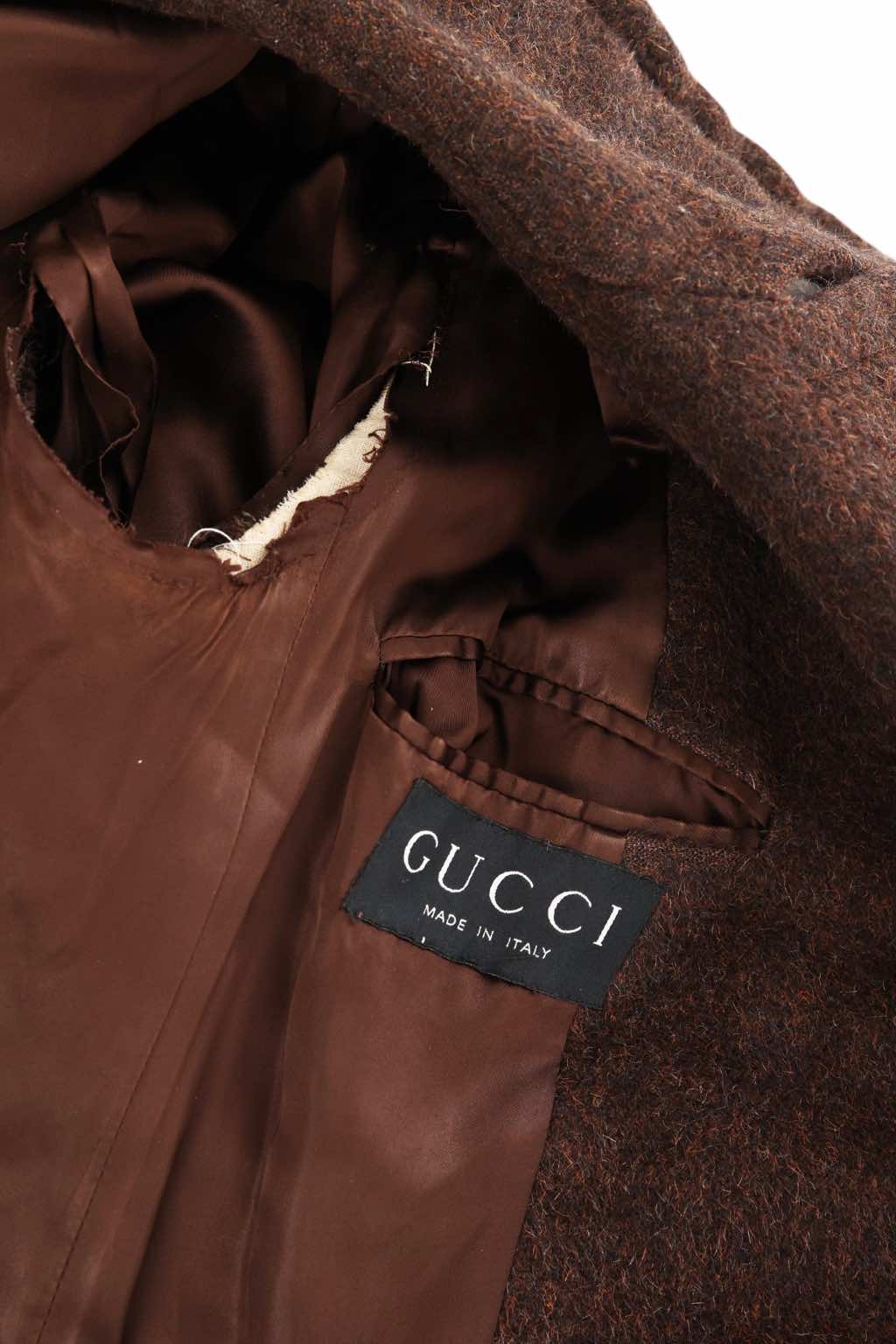 Gucci Brown Wool Coat - Image 13