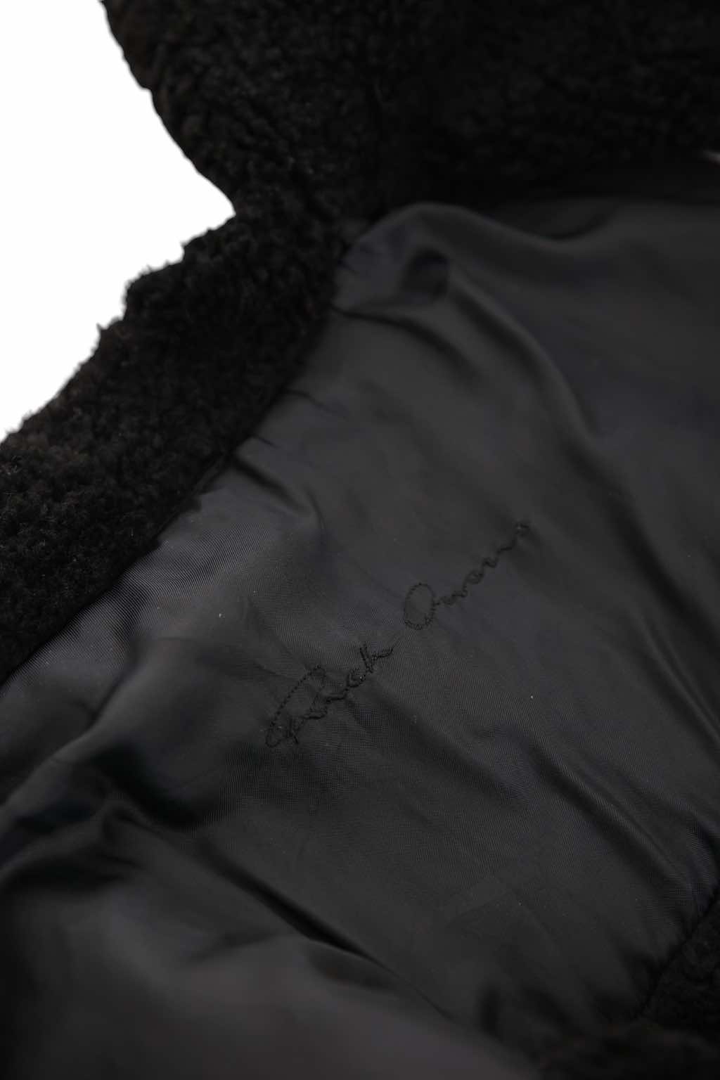 Rick Owens CRUST Black Leather Asymmetric Coat - Image 18