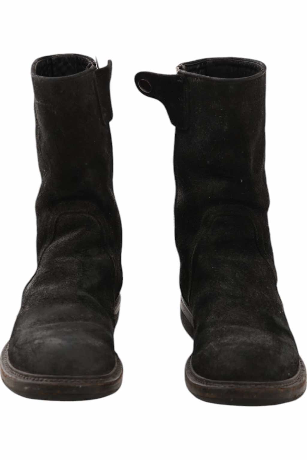 Rick Owens LIMO Black Creeper Boots - Back view