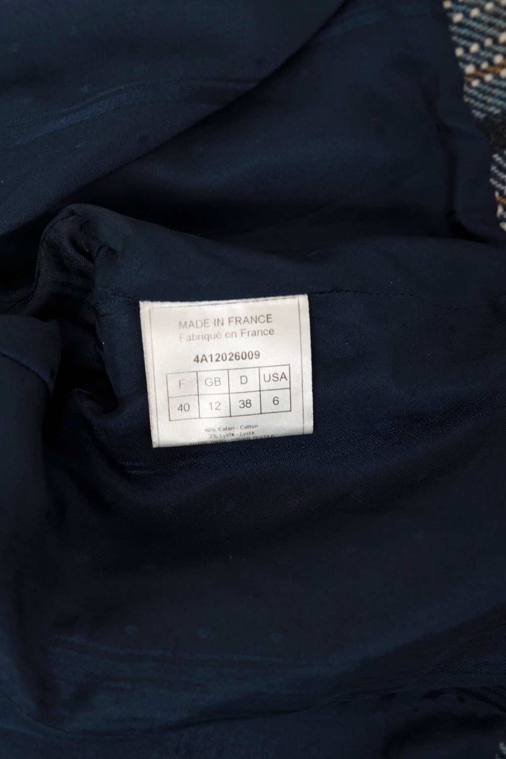 John Galliano Bondage Chequered Button Up Jacket - Image 12