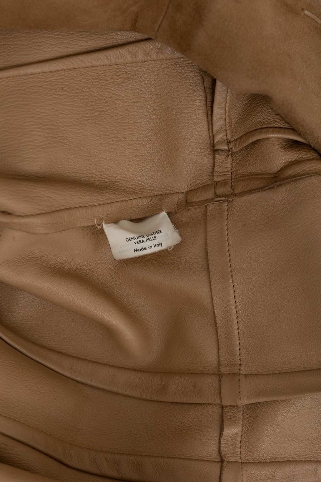 Alexander Mcqueen Fringe Suede Brown Coat - Image 12