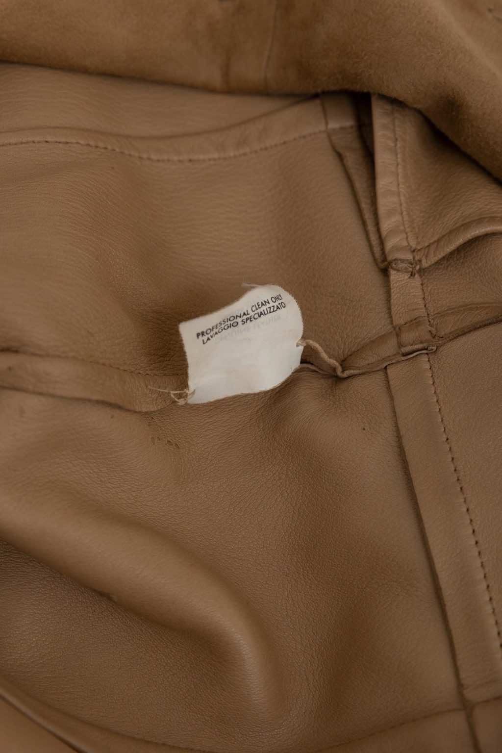 Alexander Mcqueen Fringe Suede Brown Coat - Image 13