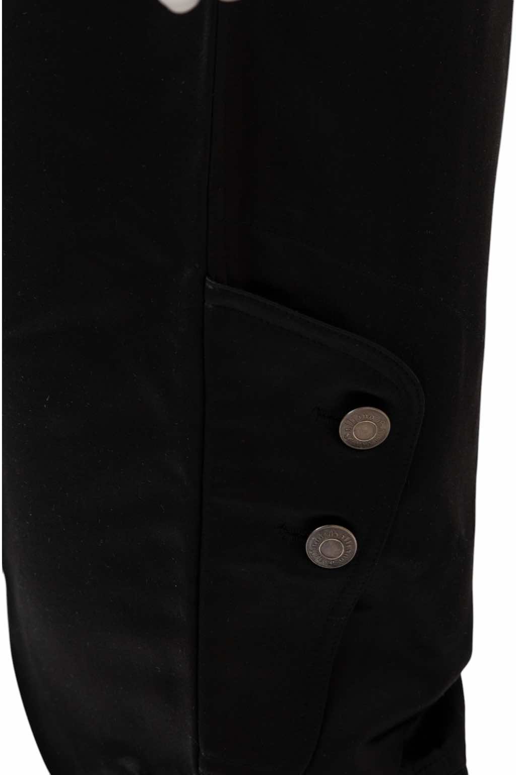 John Galliano Black Silk Bondage Pants - Detail 2