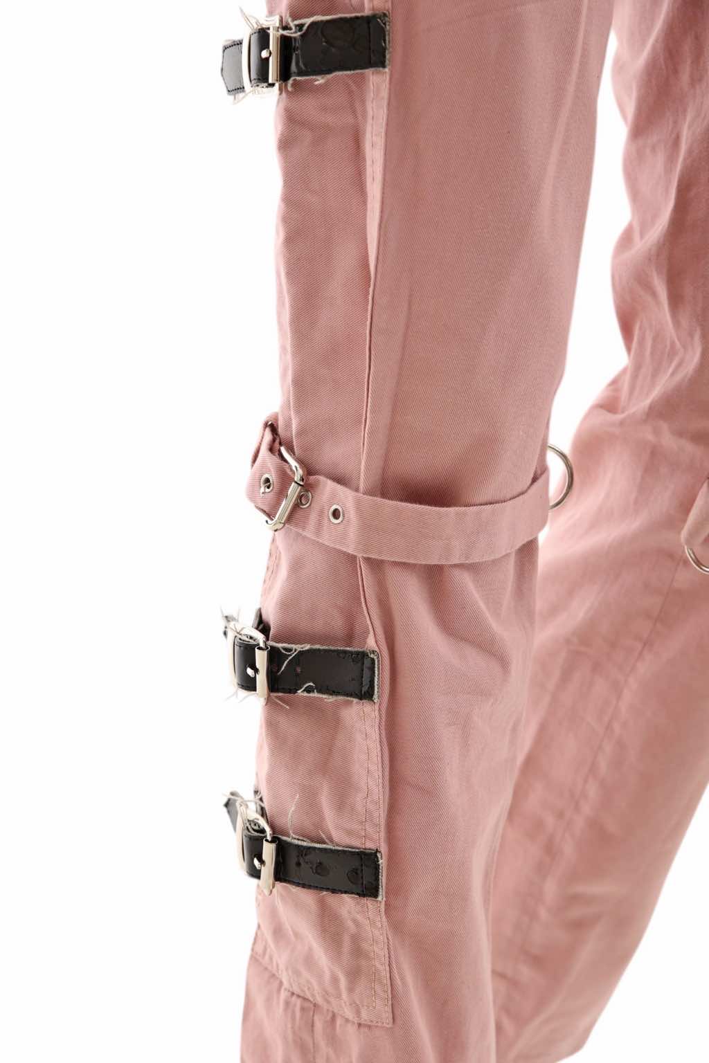 Dolce & Gabbana SEX Bondage Belted Pink Pants - Detail 1