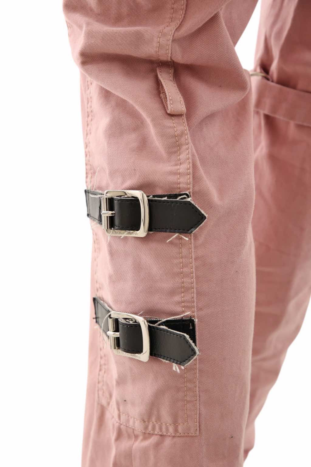 Dolce & Gabbana SEX Bondage Belted Pink Pants - Detail 2