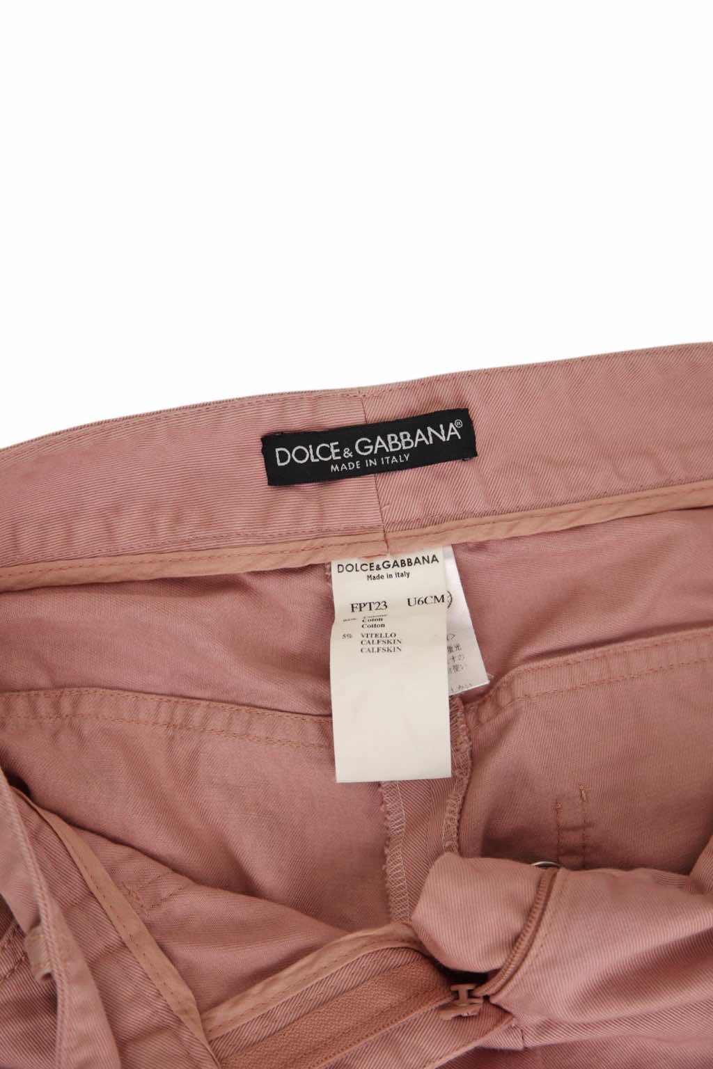 Dolce & Gabbana SEX Bondage Belted Pink Pants - Image 12