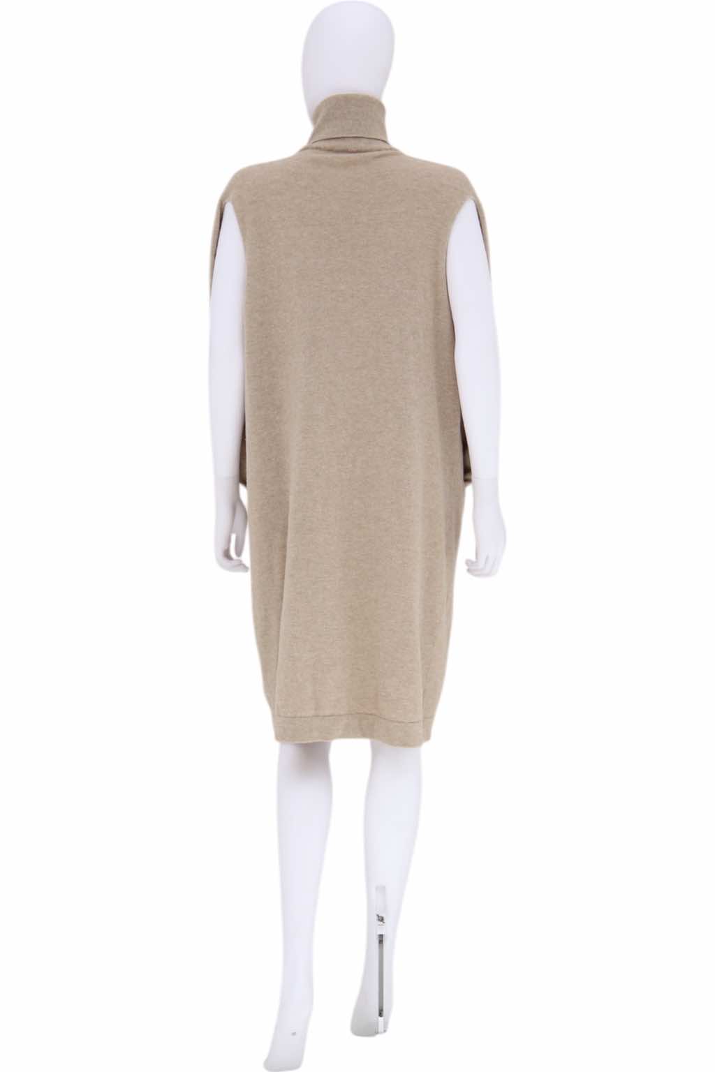 Maison Martin Margiela Wool Turtkenecked Brown Dress - Image 6