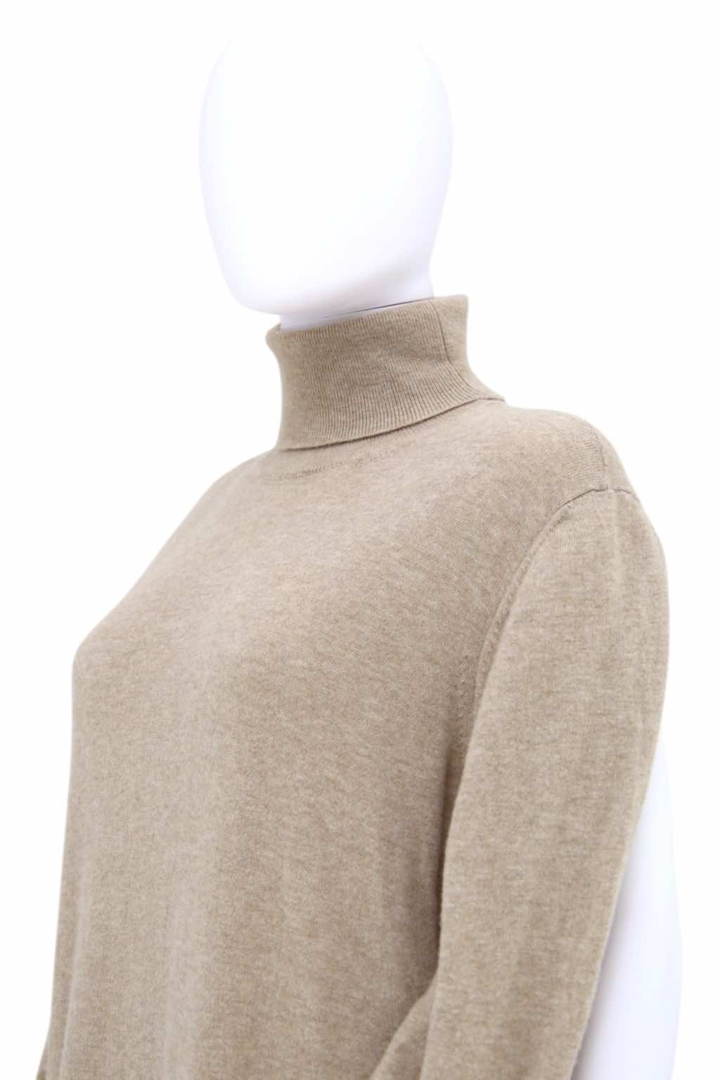 Maison Martin Margiela Wool Turtkenecked Brown Dress - Image 10