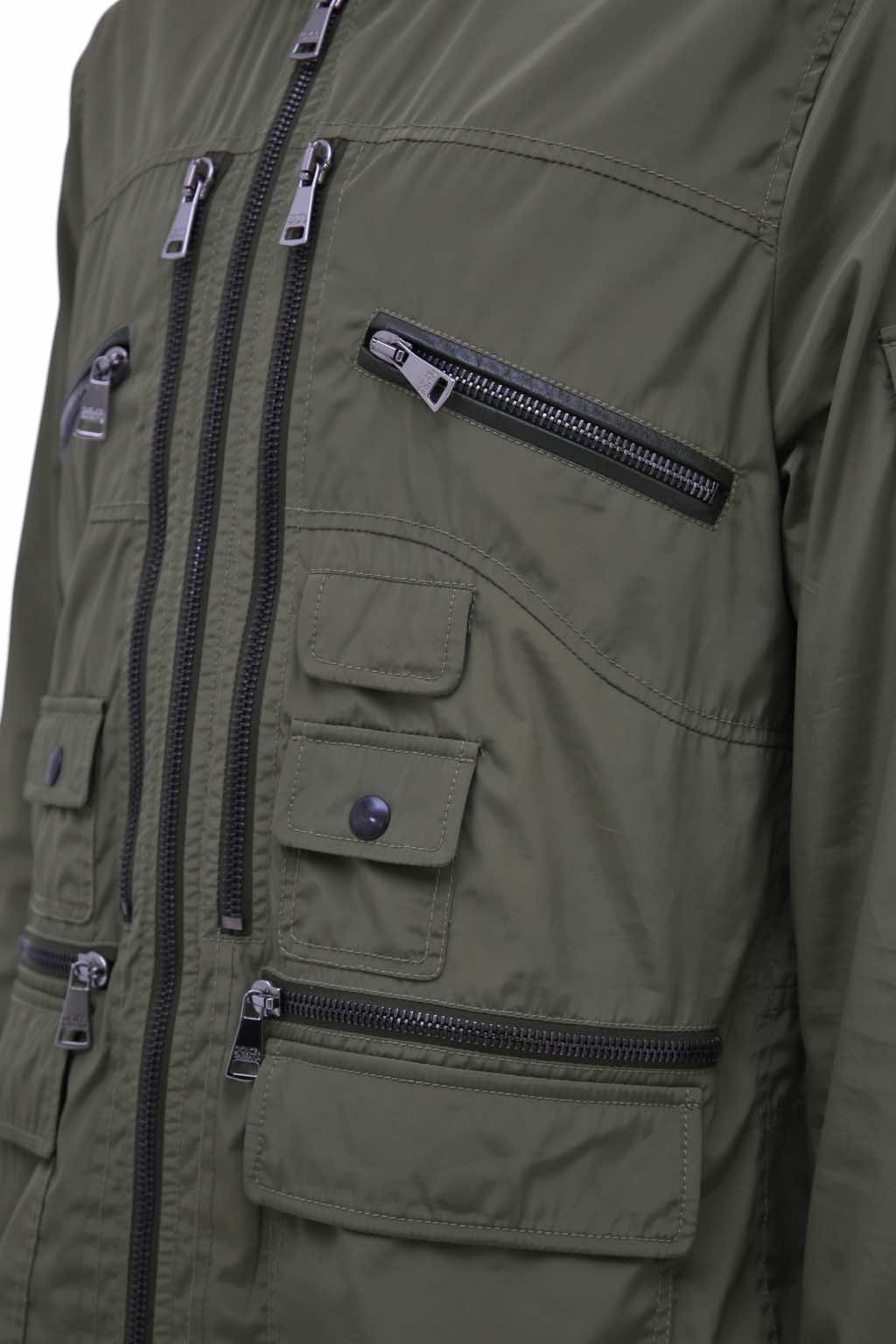 Dolce & Gabbana Multi Zipped Military Jacket - Side view