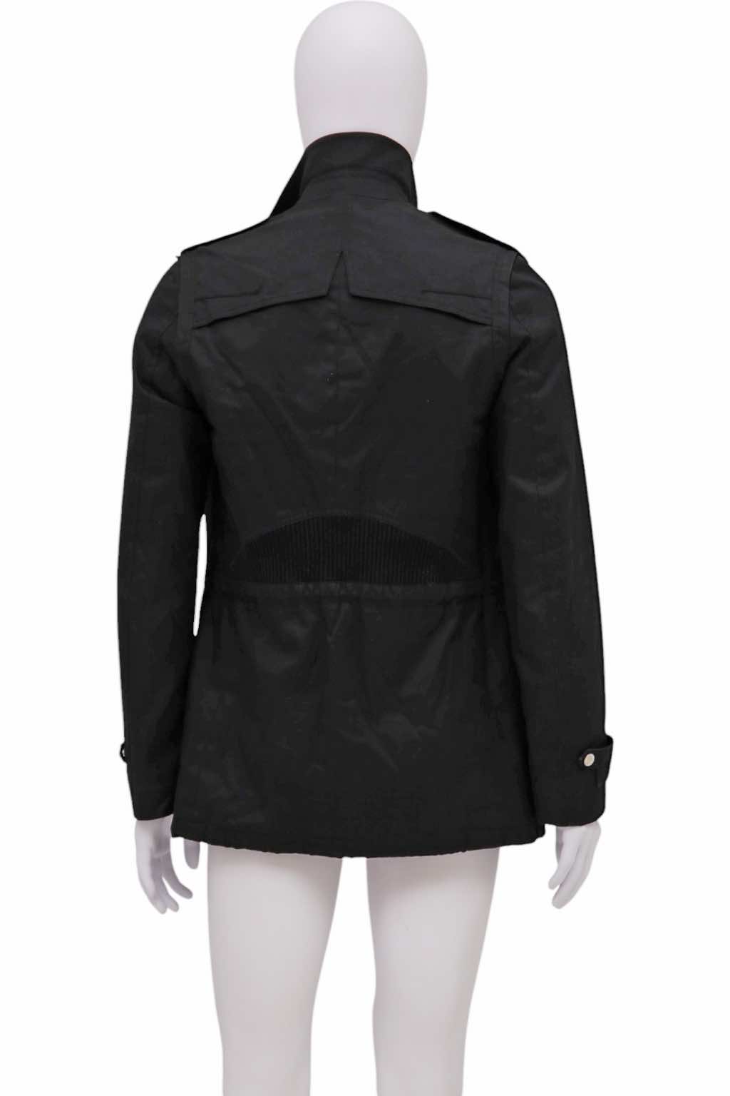 Dior Homme Military Zipped Black Coat - Image 6